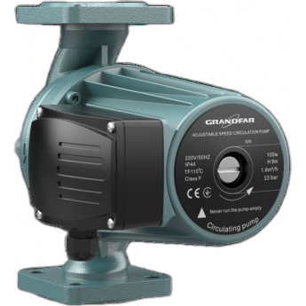 Насос GRANDFAR UPS25-20-230T циркуляционный трехскоростной с мокрым ротором 20 / 17 / 14 17 / 14 / 12,5