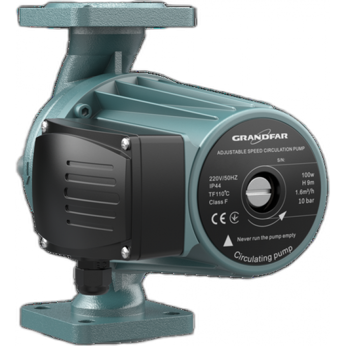 Насос GRANDFAR циркуляционный трехскоростной с мокрым ротором 8,2 / 6,7 / 5,5 35 / 28 / 25 UPS65-8-280TF